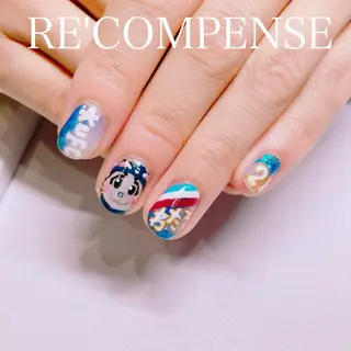 ネイル RE'COMPENSE所属・れこん ぱんすのネイルデザイン