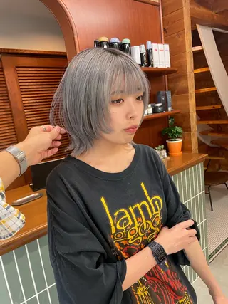 ミディアム カラー 五十嵐 雄毅のヘアスタイル