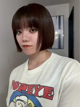 ショート カラー 河相 美玖のヘアスタイル