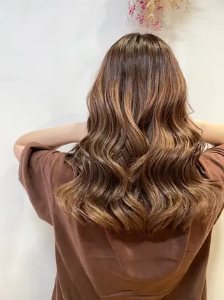 ロング カラー 💕当日予約OK ⭕️なおや💕のヘアスタイル