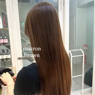 カラー Genu color&head spa【ジェヌ　カラー&ヘッドスパ】清澄白河所属・頭身浴スパ/艶カラー 🌿matsu🌿のヘアスタイル