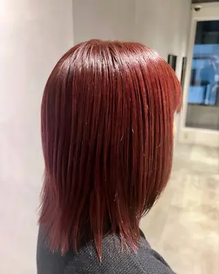 ミディアム カラー 髪質改善カラー Unami 太田英寿のヘアスタイル