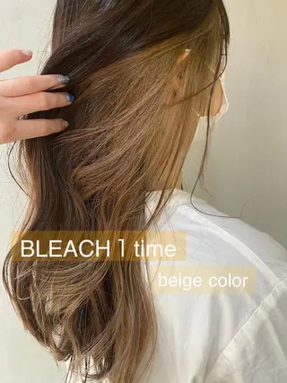 ロング カラー 舟橋 りんかのヘアスタイル