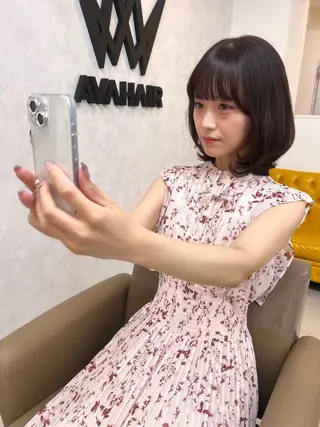 ミディアム AVAHAIR新大久保所属・【韓国ヘア】 AVAHAIRユウトのヘアスタイル