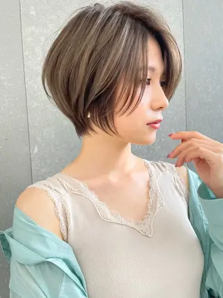 ショート カラー COALL nex the salon所属・Riria✨ レイヤーカットのヘアスタイル