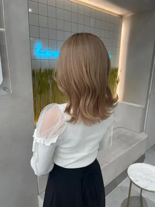 カラー 韓国ヘア/レイヤー Londエレンのヘアスタイル