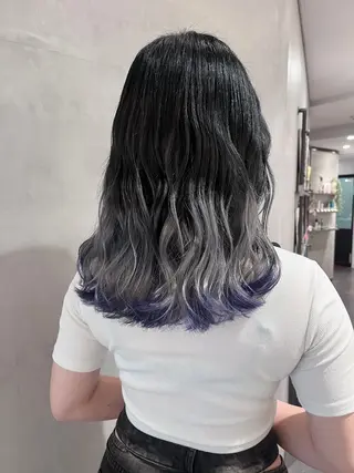 ミディアム カラー オタク特化🎀 顔まわり🎀ゆうなのヘアスタイル