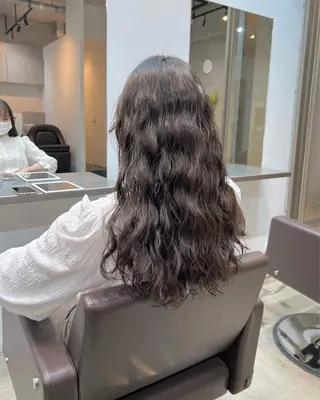 ロング パーマ 【arc】Ruri コテ巻き風パーマのヘアスタイル