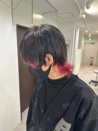 ショート カラー ヘアアレンジ メンズ SALOWIN京都河原町Suite店所属・外国人風レイヤー/ ハイトーンSHUのヘアスタイル