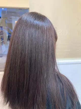 セミロング カラー 横山 香音のヘアスタイル