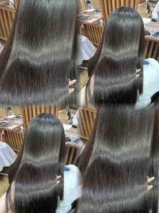 ロング ハイトーン×艶カラー 🤍MIZUKIのヘアスタイル