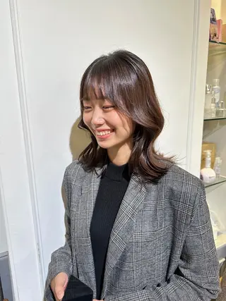ミディアム 柔らかbeige /chinari❤︎のヘアスタイル