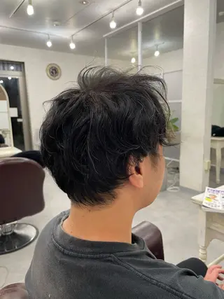 メンズ 縮毛矯正・髪質改善個室型salon Cannaつくばみどりの美容室【カンナ】所属・Canna honokaのヘアスタイル