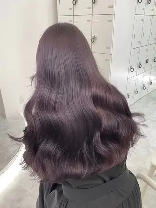 ロング カラー 表参道/透明感 グレージュ職人たつるのヘアスタイル