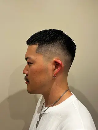 ショート ヒロ銀座barber shop 難波所属・つつみうち ふわりのヘアスタイル