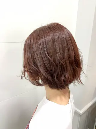 ショート カラー 山下恋佳/矢場町/ ブリーチ/ショートのヘアスタイル