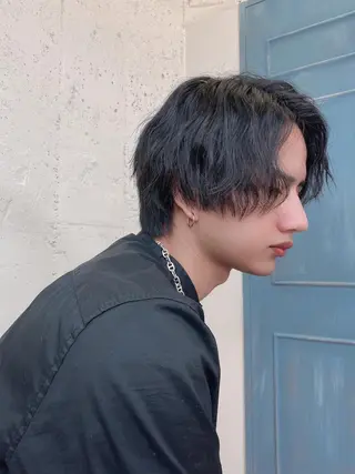 ショート パーマ 静岡/草薙パーマ メンズバレイヤージュのヘアスタイル