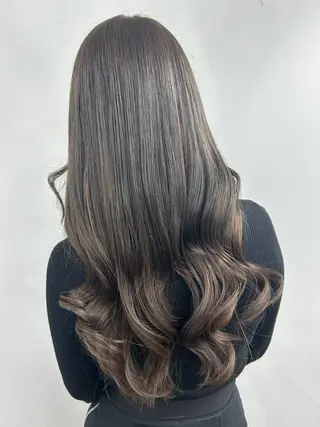 ロング カラー alpha. カラーエクステ下妻のヘアスタイル