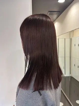 ミディアム カラー 暖色カラー /ヘアアレンジ/花鈴のヘアスタイル