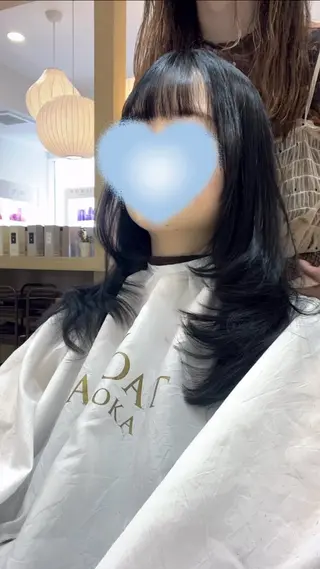 ロング MIZUKI🫧ྀི 韓国ヘアAFLOATのヘアスタイル
