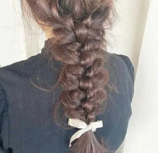 ロング カラー ヘアアレンジ M.SLASH  みなとみらい馬車道所属・M.SLASH ✂︎hinakoのヘアスタイル