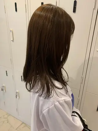 ロング カラー 髪質改善ストレート/ 東徳嶺 みくのヘアスタイル