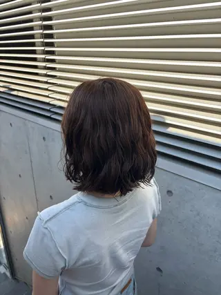 パーマ 清水 紗彩のヘアスタイル