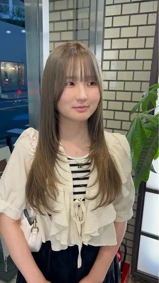 ロング 🌞レイヤー×カラー 前川那津美🌞のヘアスタイル