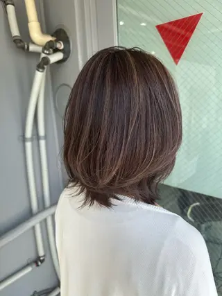 ショート カラー 巻けるケア縮毛矯正✨ ケアカラー✨山下のヘアスタイル