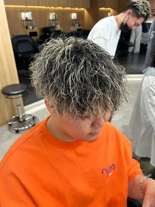 パーマ メンズ イケメン製造機 🔥上原沙羅🔥のヘアスタイル