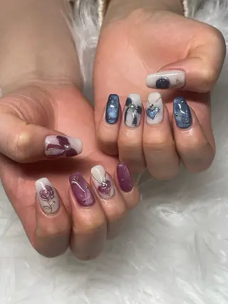 ネイル オーロラ所属・YUI nailのネイルデザイン