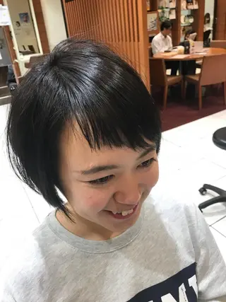 ショート ヘアアレンジ テラモト カズヨシのヘアスタイル