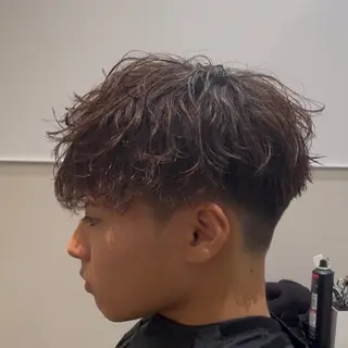 ショート カラー パーマ メンズ SALOWIN名古屋Suite店所属・名古屋のメンズ特化 美容師/わたるのヘアスタイル