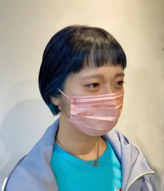 ショート カラー Chlan岡本所属・Chlan岡本 坂本朱樺莉のヘアスタイル
