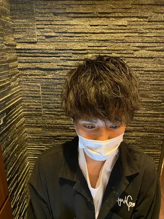 ミディアム 齋藤 大晟のヘアスタイル