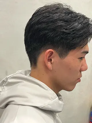 ショート メンズ ヒロ銀座大阪バーバーショップ難波店所属・坂井 光生のヘアスタイル