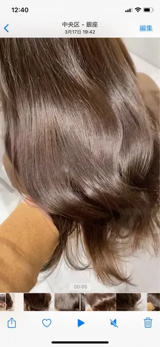 ミディアム 韓国ヘア🇰🇷髪質 改善たけるのヘアスタイル