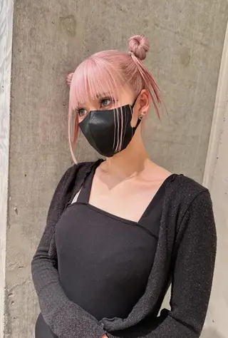 ロング カラー ヘアアレンジ MONIQA所属・🐲RYUKI メンズブリーチのヘアスタイル