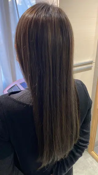 ロング カラー JOS所属・上野ハイトーン/デ ザイン✂︎touiのヘアスタイル