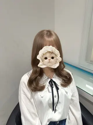 ロング カラー 🩰girlyモテ ヘア🩰🍨AYAのヘアスタイル