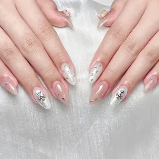 ネイル 🦋チップ長さだし 専門店🦋のネイルデザイン