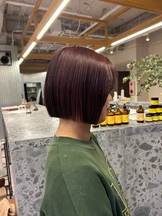 ミディアム MASHU chayamachi店所属・【梅田美容室】 似合わせカット サヤのヘアスタイル