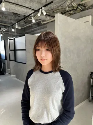 ミディアム 髪質改善 個室サロン Linoa 西梅田 福島 美容室【リノア】所属・髪質改善Linoa stylist/辻部のヘアスタイル