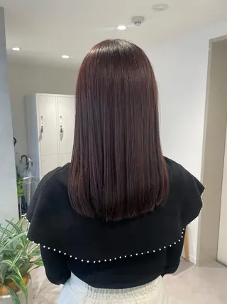 セミロング カラー Hatsune 🐯レイヤーカットのヘアスタイル