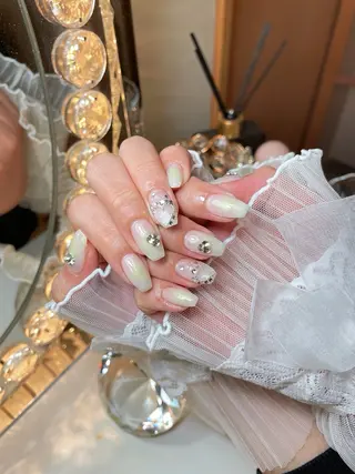 ネイル 23時まで❤︎韓国、 ワンホンネイルのネイルデザイン