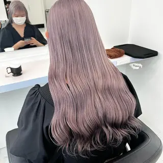 ロング カラー 💗爆美女製造機💗 ハイトーン-髪質改善のヘアスタイル