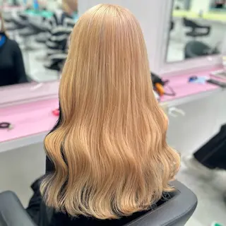 ミディアム カラー 🎀🧁ダメージレス 艶髪カラー🧁🎀のヘアスタイル