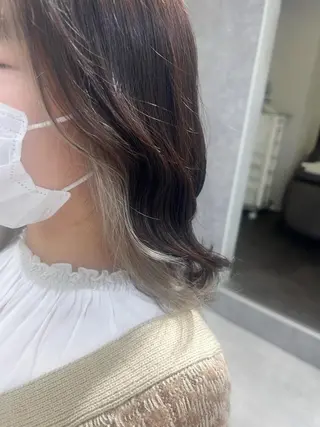 ミディアム カラー collet矢島/ ブリーチ指名No.1のヘアスタイル