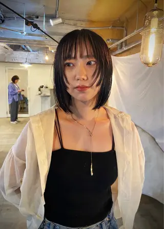 ミディアム カラー GATTACA所属・KEI gattacaのヘアスタイル