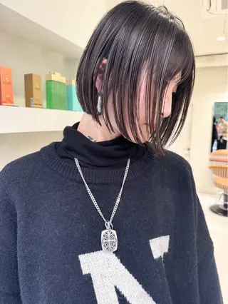 ショート 大人レイヤー ヨシミカズヤのヘアスタイル